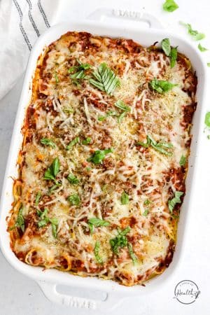 Baked Spaghetti Casserole - A Pinch of Healthy