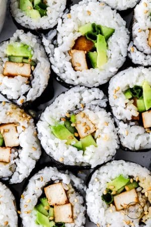 Simple Vegan Sushi Recipe - A Pinch of Healthy