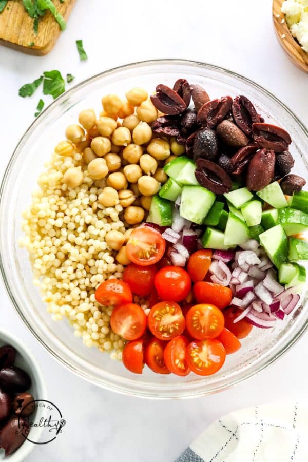 Greek Couscous Salad Recipe - A Pinch of Healthy