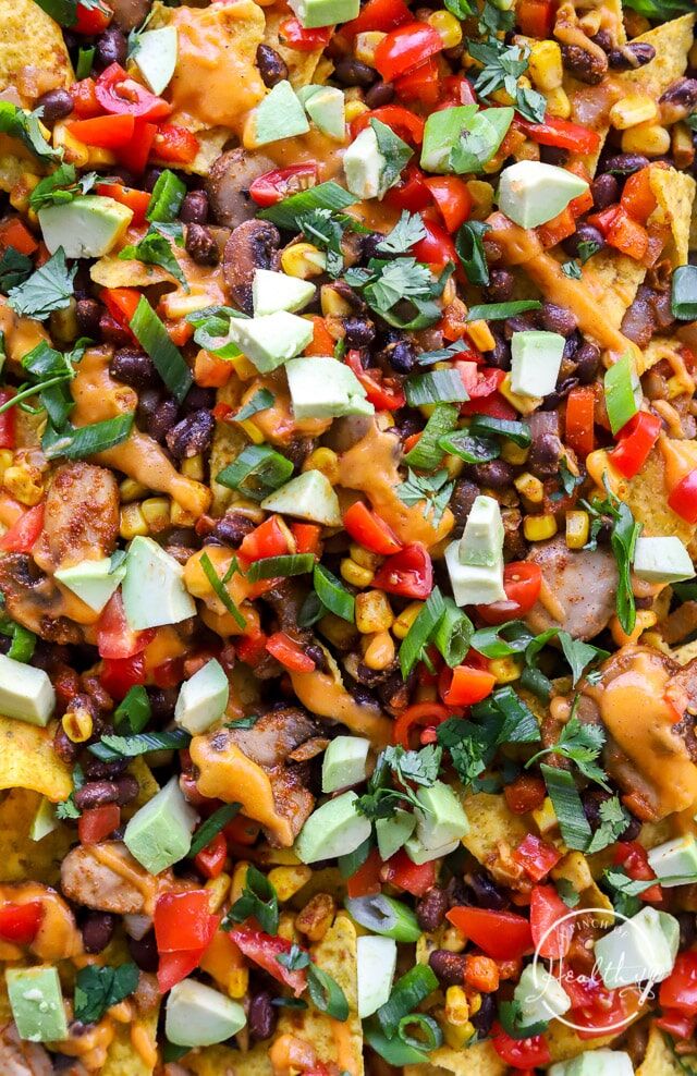 BEST Vegan Nachos Recipe - A Pinch of Healthy