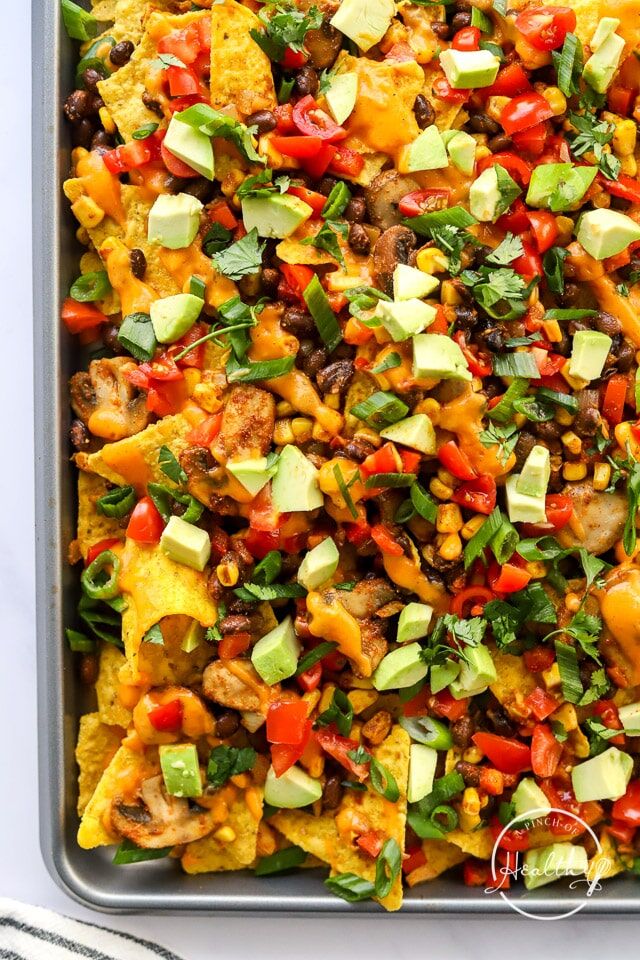 BEST Vegan Nachos Recipe - A Pinch of Healthy