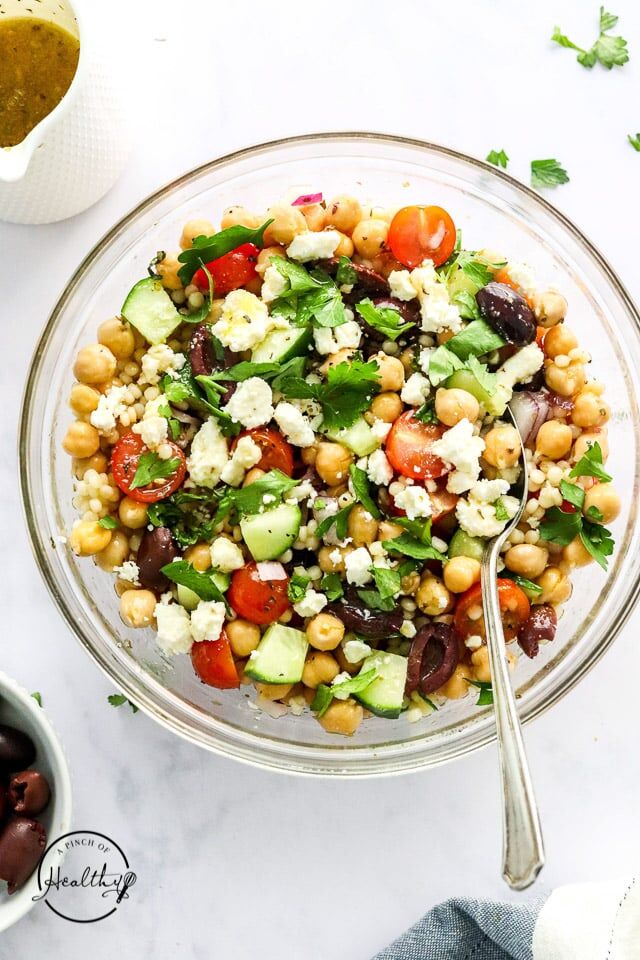 Greek Couscous Salad Recipe - A Pinch of Healthy