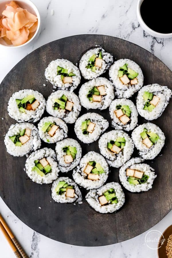 Simple Vegan Sushi Recipe - A Pinch of Healthy