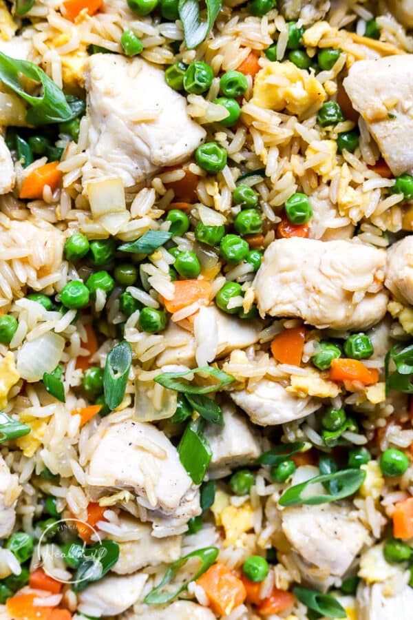 Chicken Fried Rice {better than take-out!} - A Pinch of Healthy