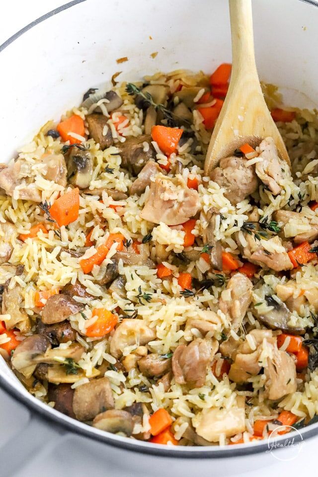 Easy Instant Pot Chicken and Rice Recipe - A Pinch of Healthy