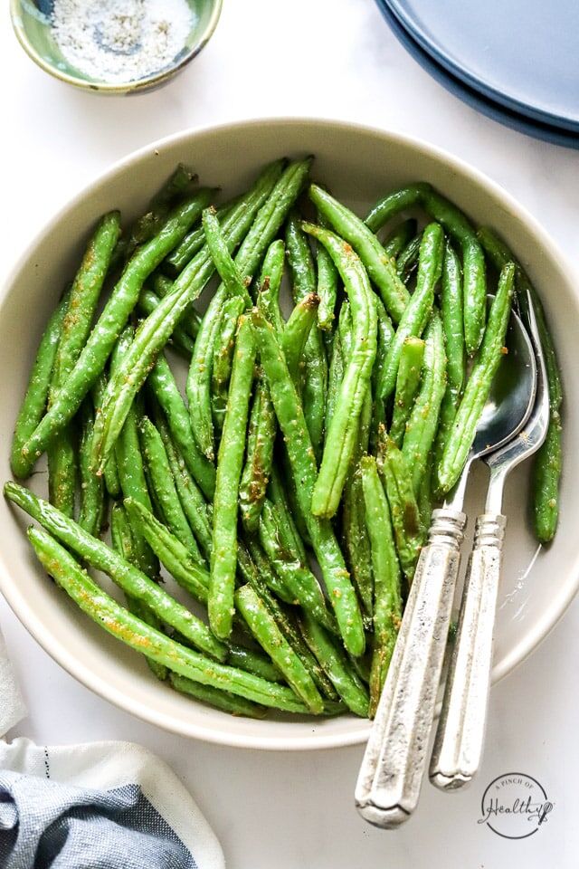 Air Fryer Green Beans - A Pinch of Healthy