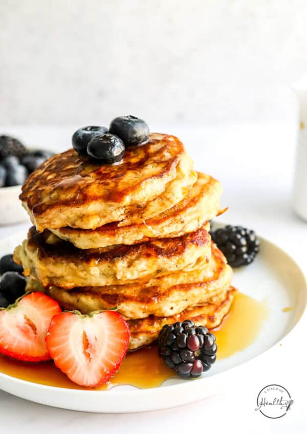 Vegan Pancakes Recipe - A Pinch of Healthy