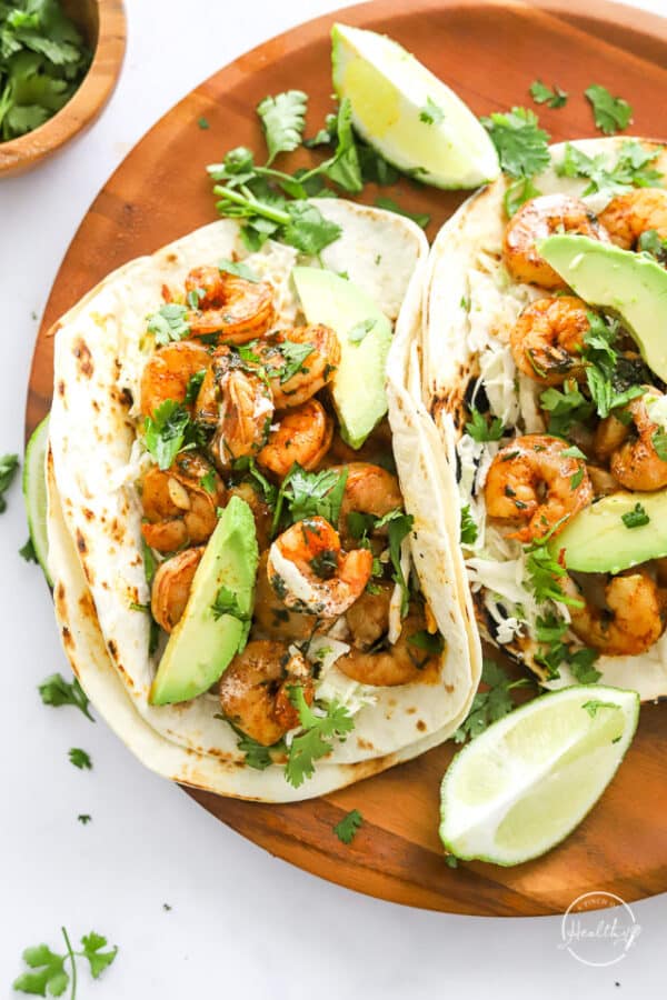 Shrimp Tacos Recipe - A Pinch of Healthy