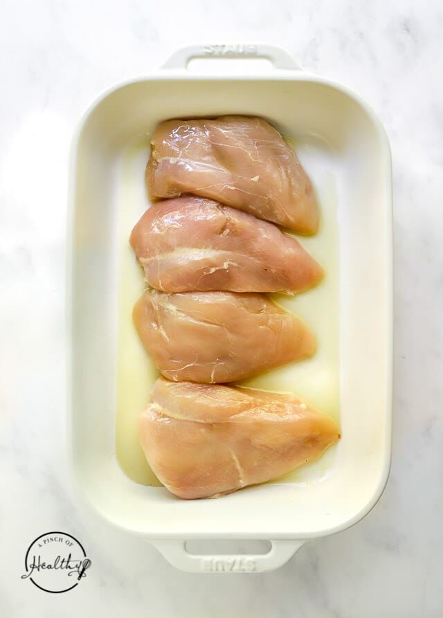 Simple Oven Baked Chicken Breast Recipe - A Pinch of Healthy