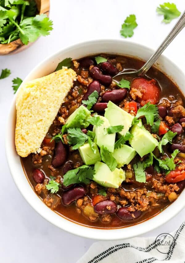 Vegan Chili - A Pinch of Healthy