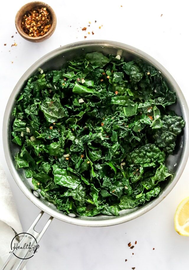 Sautéed Kale A Pinch of Healthy