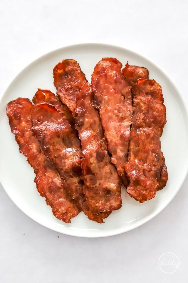 Turkey Bacon in the Air Fryer - The Oregon Dietitian