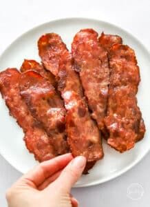 Air Fryer Turkey Bacon - A Pinch of Healthy
