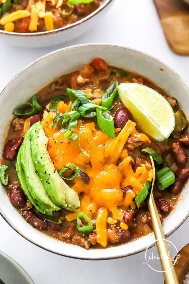 Instant Pot Chili (classic, beef chili recipe) - A Pinch of Healthy