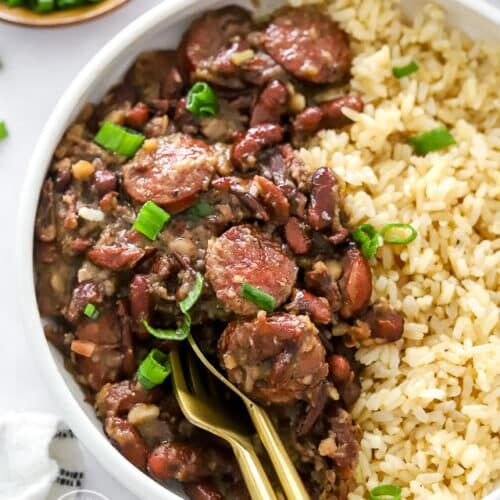 Red Beans and Rice (stovetop, authentic cajun recipe) - A Pinch of Healthy