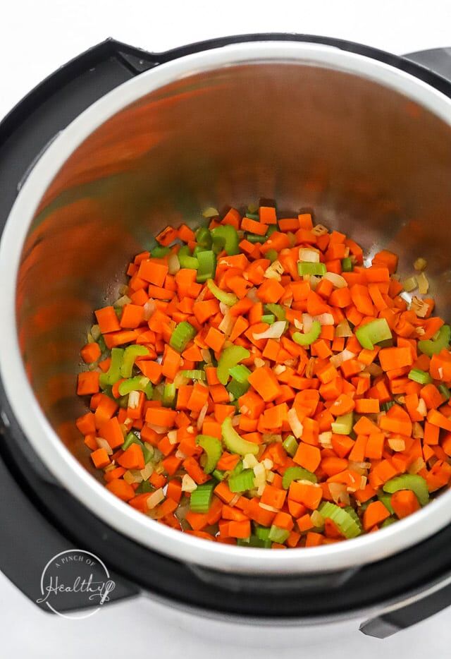 Instant Pot Hamburger Soup - A Pinch of Healthy