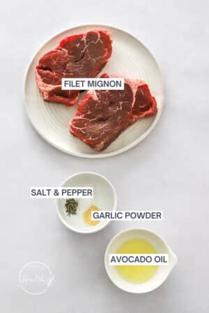 Cast Iron Filet Mignon - A Pinch of Healthy